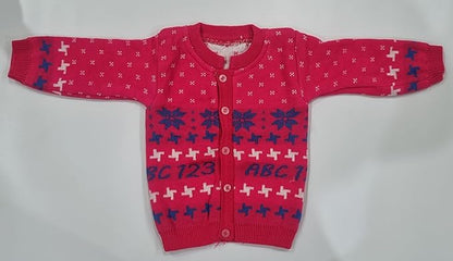 Baby Boys & Baby Girls Casual Sweater Socks, Pyjama, Cap  (Red)